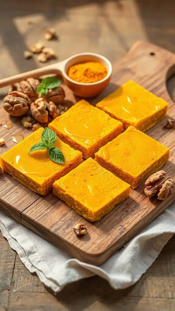 nutritious turmeric honey bars