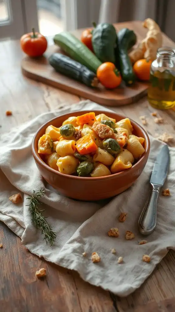 nutritious vegetable mac and cheese