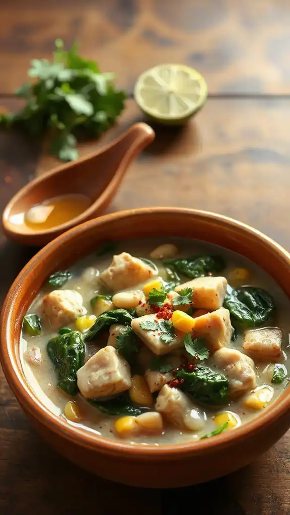 nutritious white turkey chili
