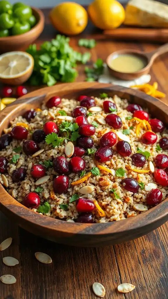 nutritious wild rice quinoa salad