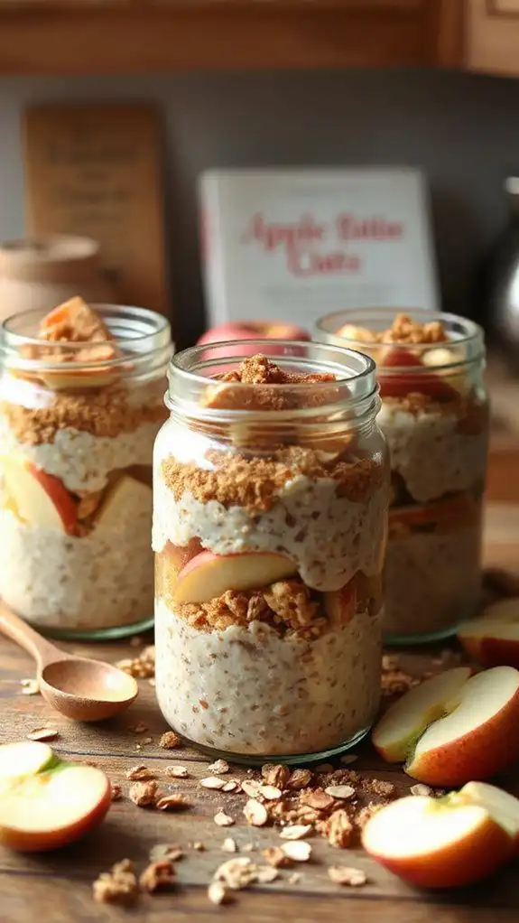 nutty apple cinnamon oatmeal