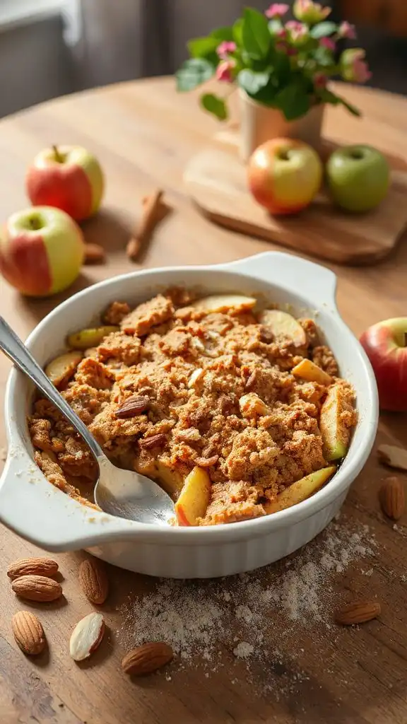 nutty apple dessert crisp nutty apple dessert crisp