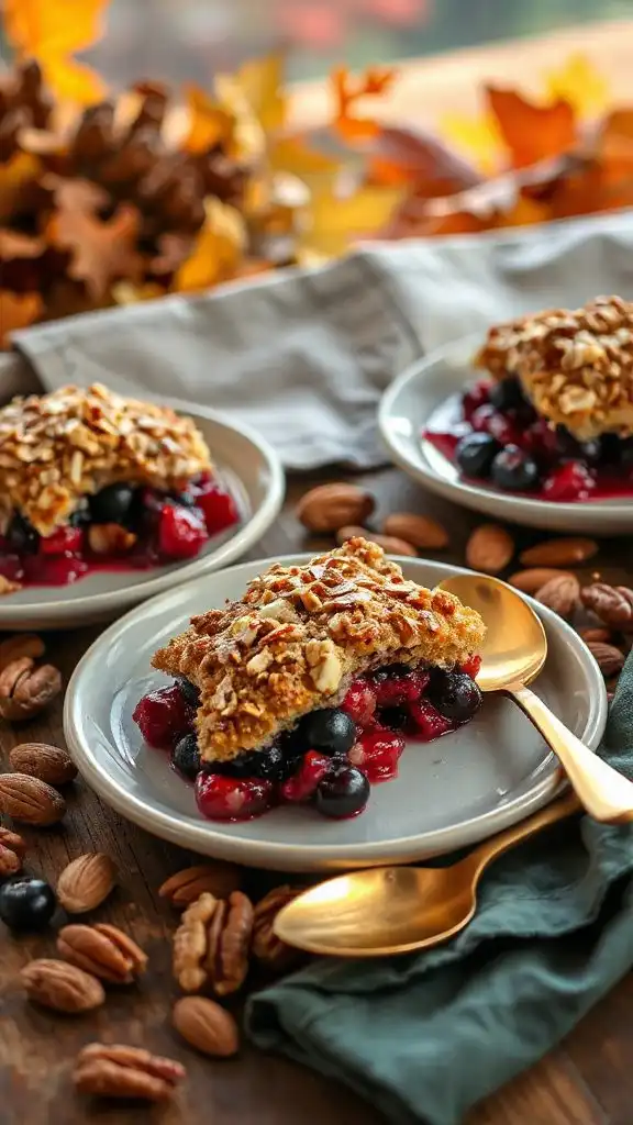 nutty berry cobbler delight