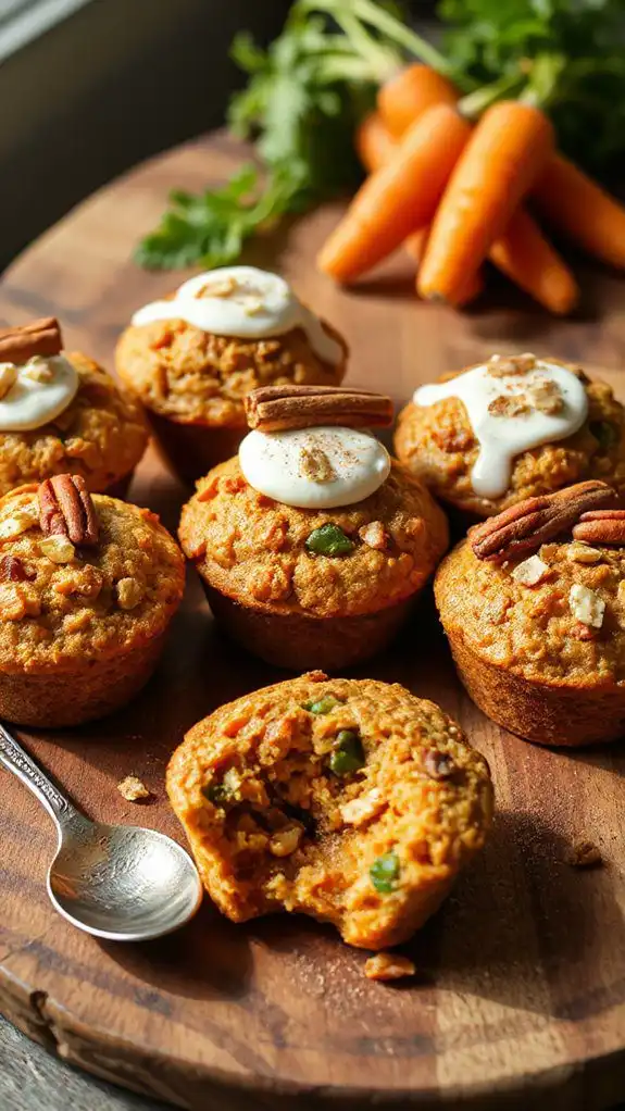 nutty carrot cake oatmeal