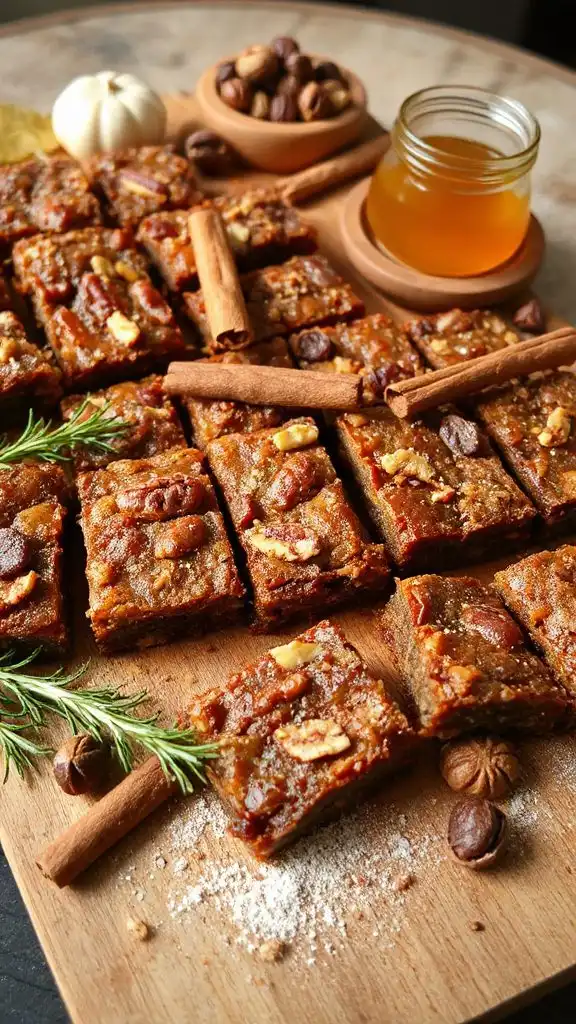 nutty chewy spiced energy bars