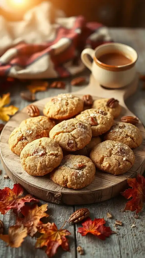 nutty cinnamon sugar cookies