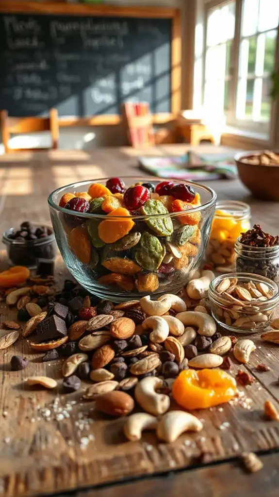 nutty energy packed trail mix