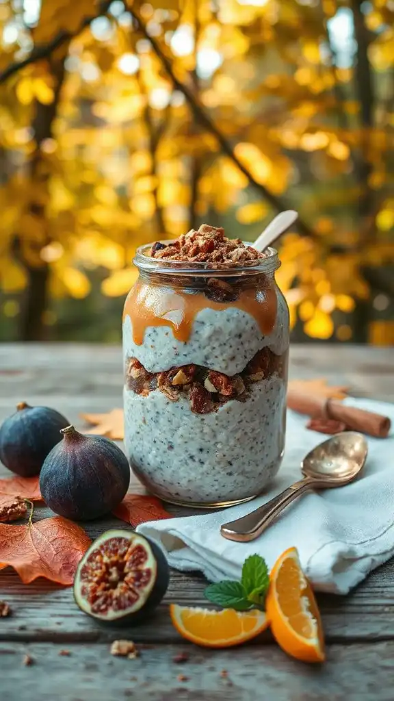 nutty fig overnight oats