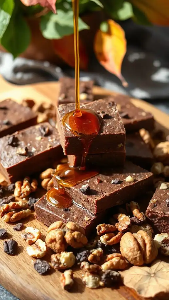 nutty fudge chocolate bars