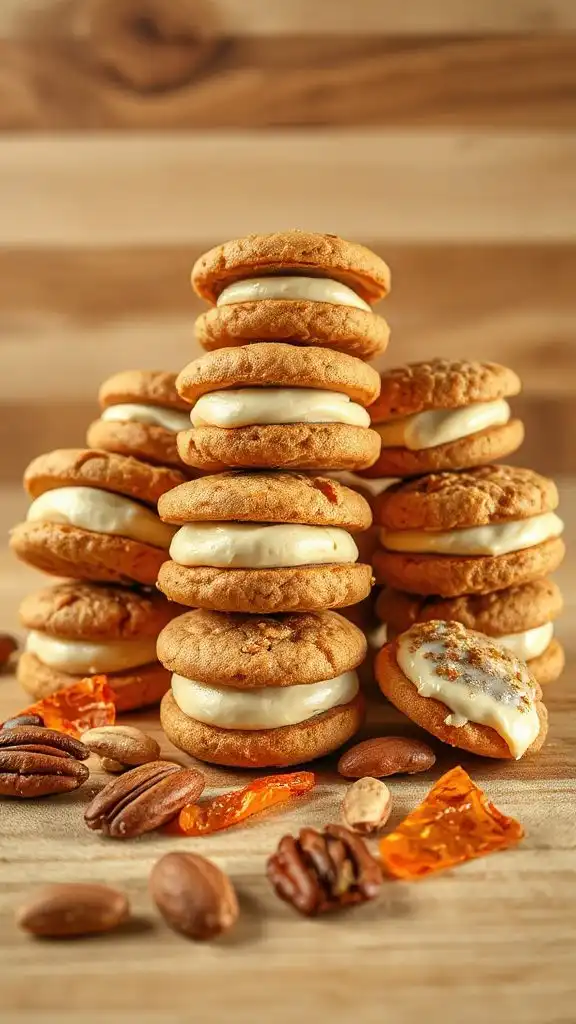 nutty ginger cr me cookies