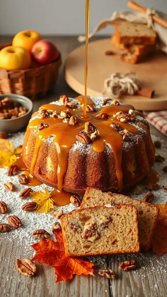 nutty maple cake recipe