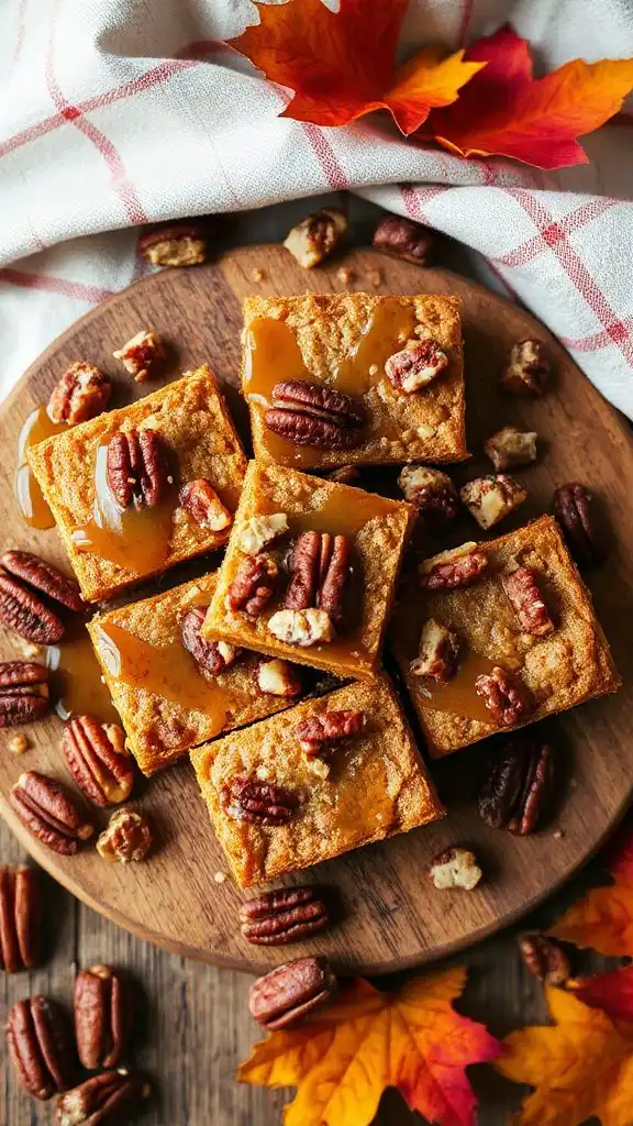 nutty maple date bars