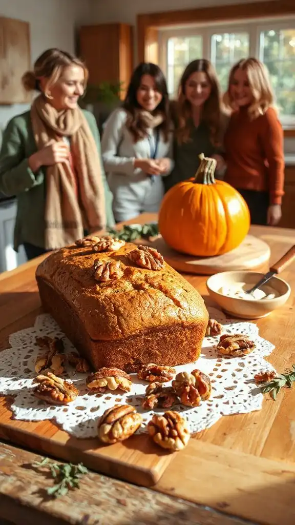 nutty pumpkin bread recipe