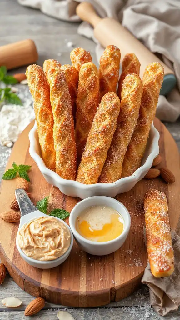 nutty sweet almond breadsticks nutty sweet almond breadsticks