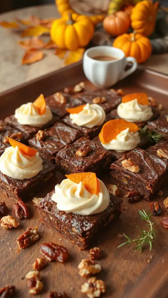 nutty sweet potato brownies