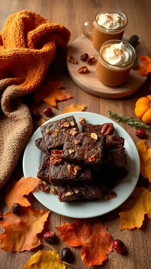 nutty sweet potato brownies