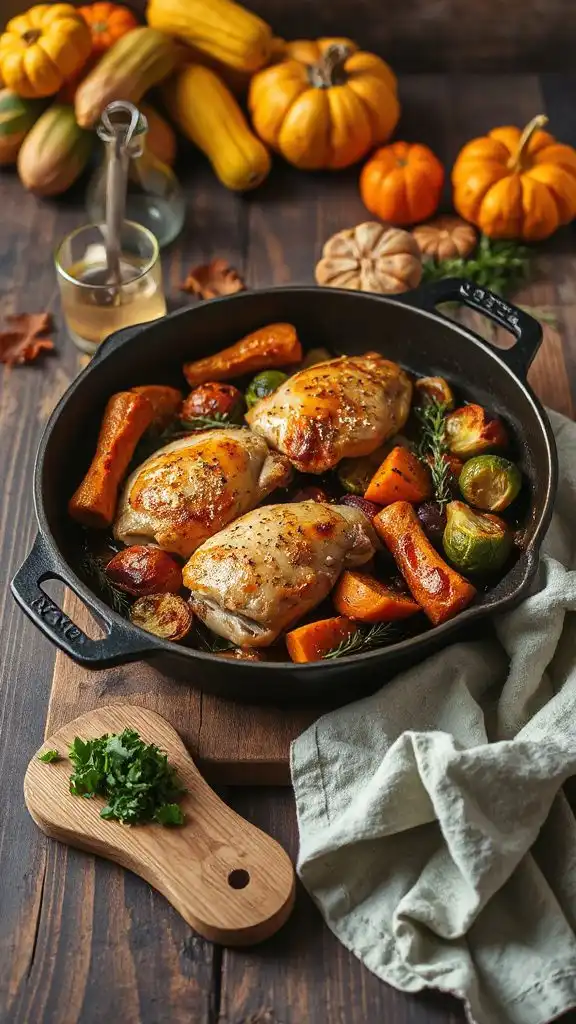 one pan autumn meal preparation