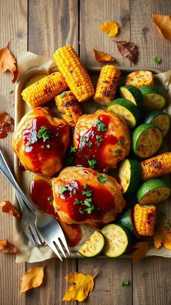one pan bbq chicken delight