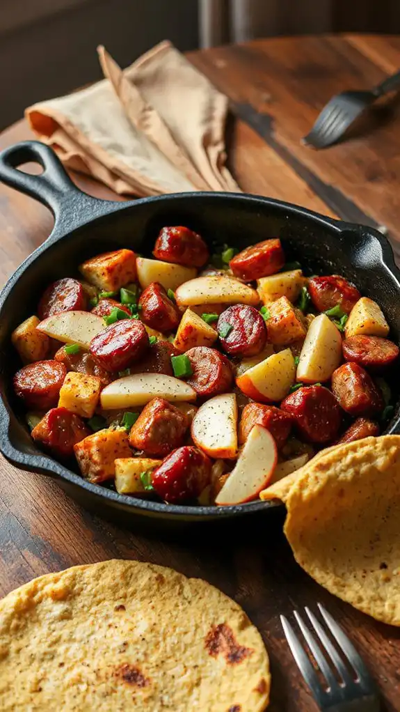 one pan breakfast taco delight