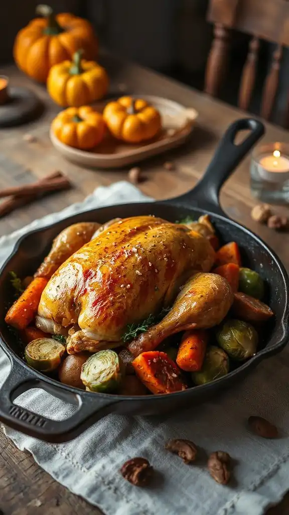 one pan chicken autumn dinner