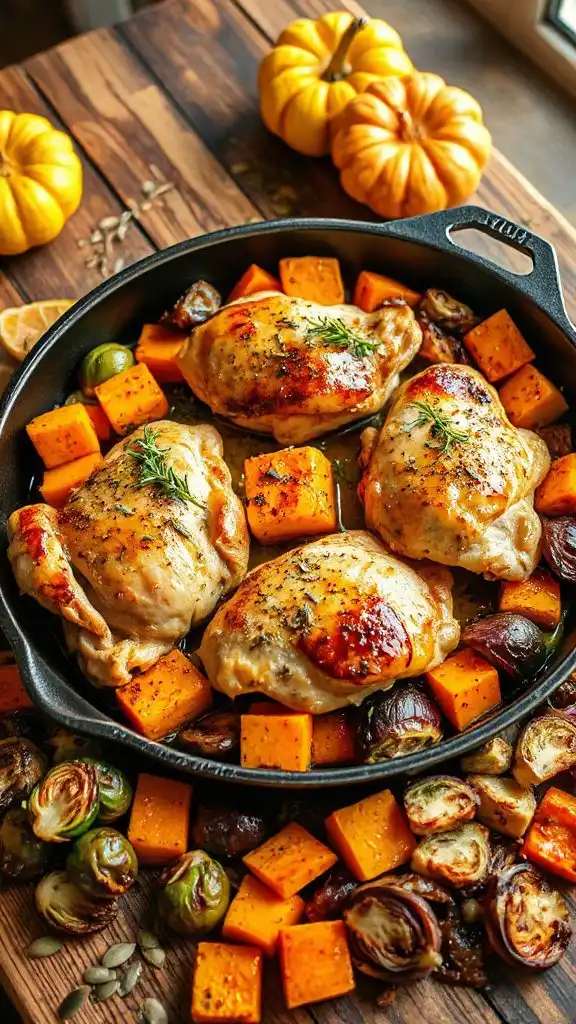 one pan chicken vegetable feast