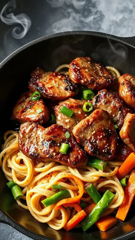 one pan pork chop stir fry one pan pork chop stir fry