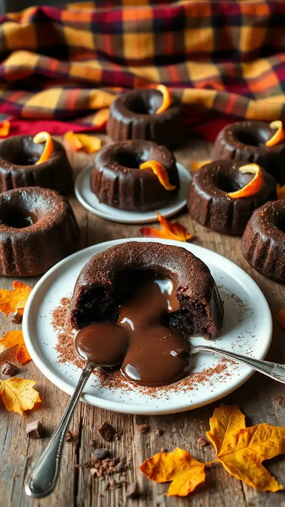 orange chocolate dessert delight