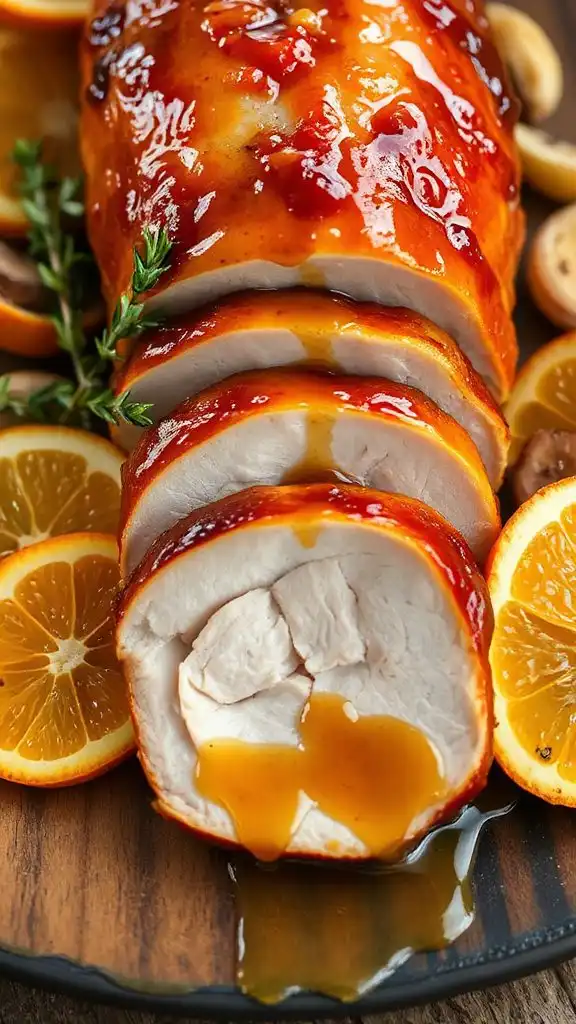 orange glazed pork loin recipe