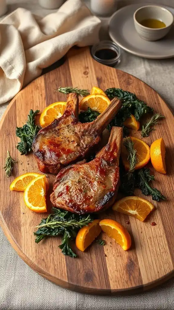 orange infused pork chops recipe