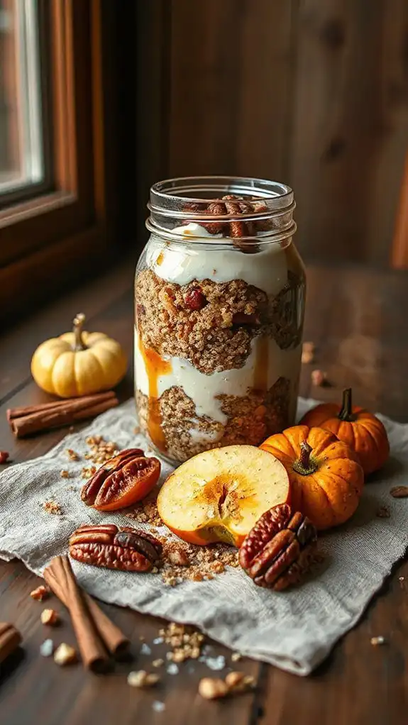 overnight quinoa breakfast preparation