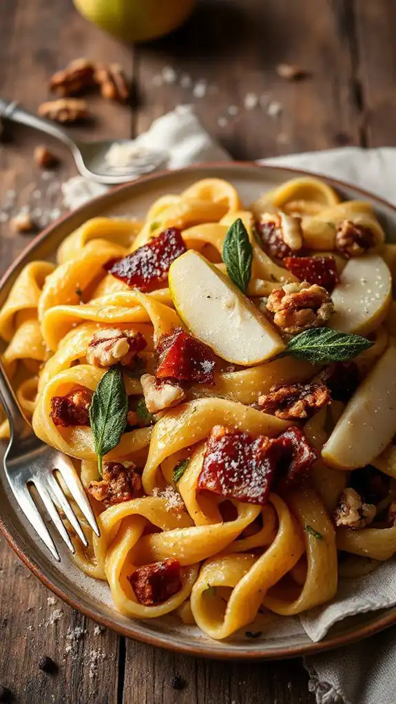 pasta with brown butter