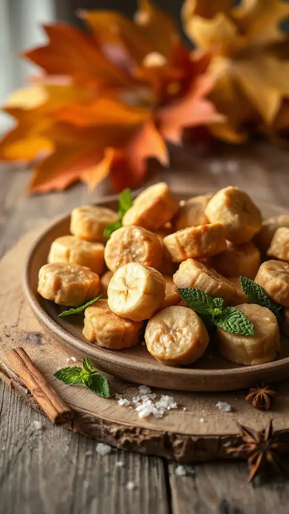 peanut butter banana bites