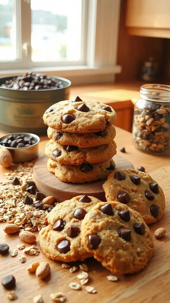 peanut butter chocolate cookies