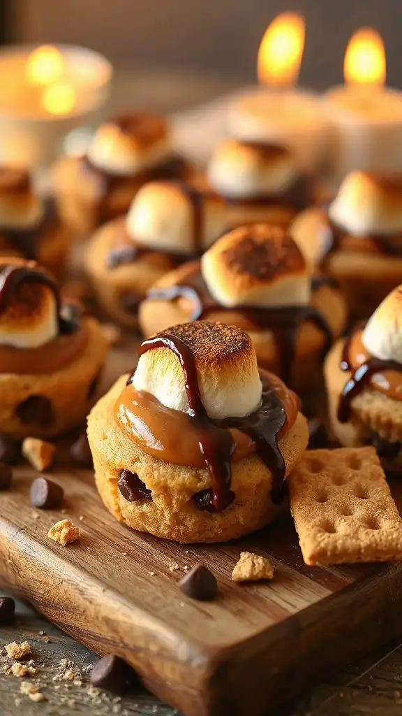 peanut butter s mores cookie cups