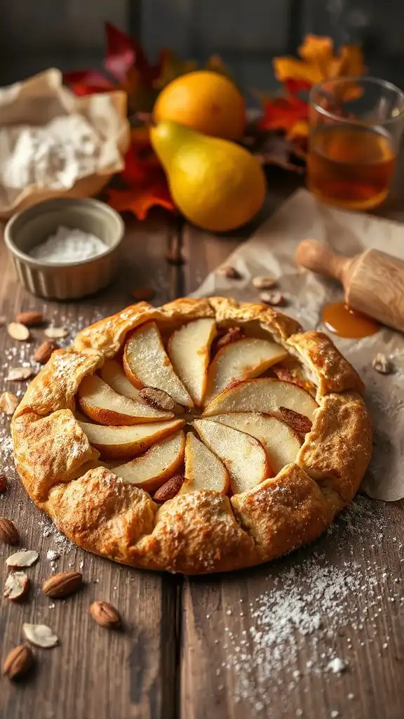 pear almond galette recipe