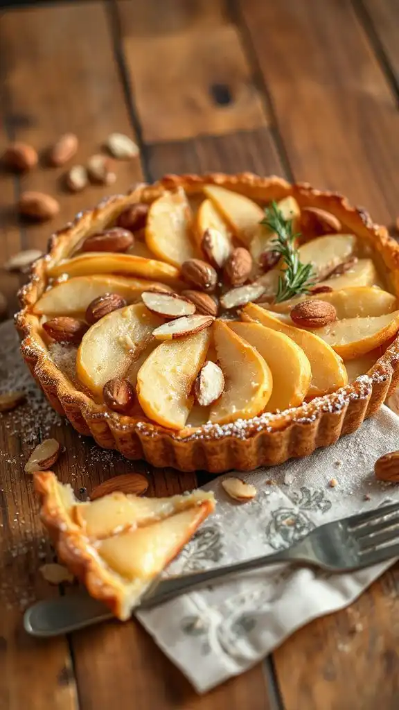 pear and almond dessert
