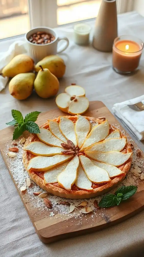 pear and almond tart recipe