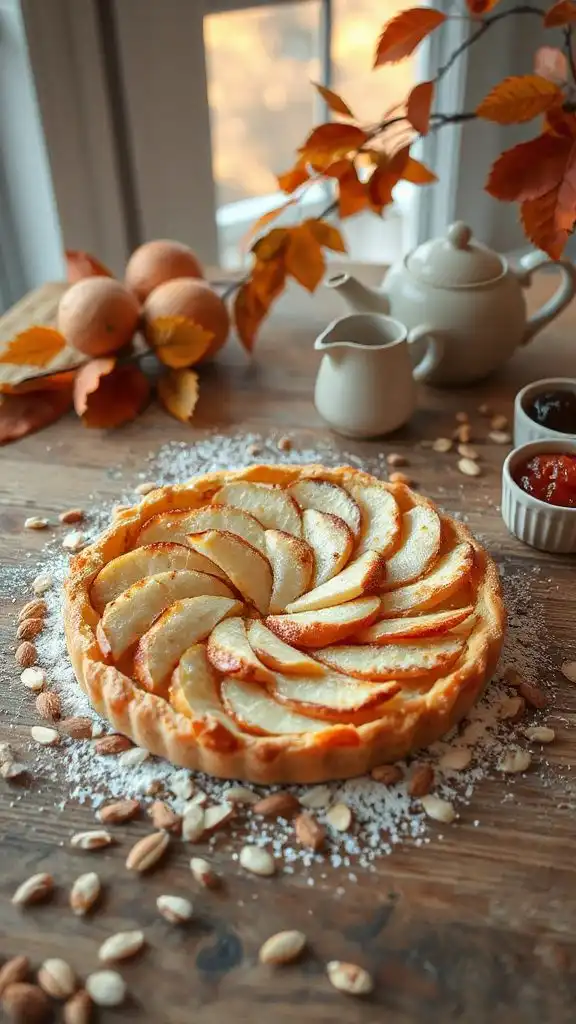 pear and almond tart