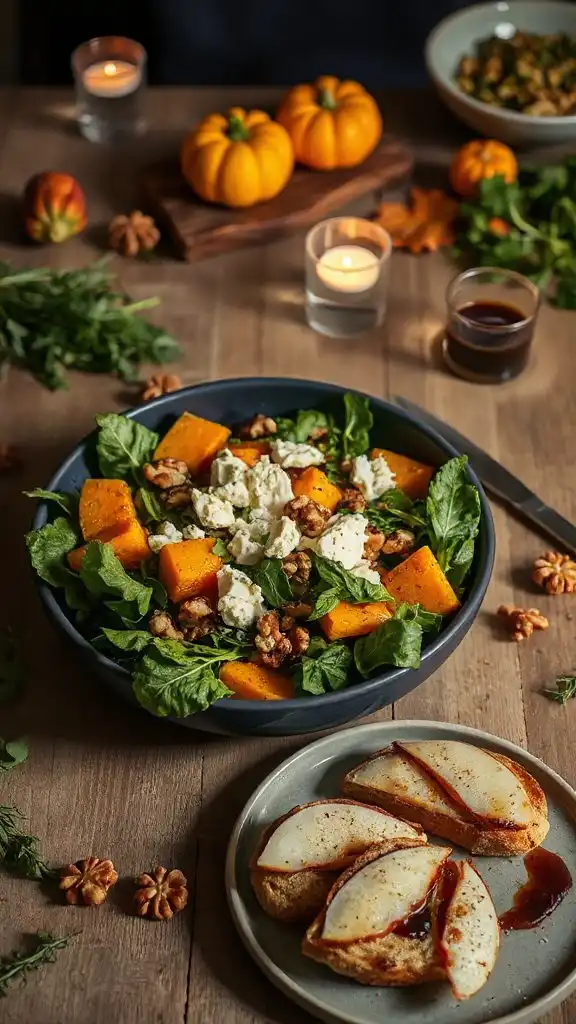 pear and gorgonzola salad
