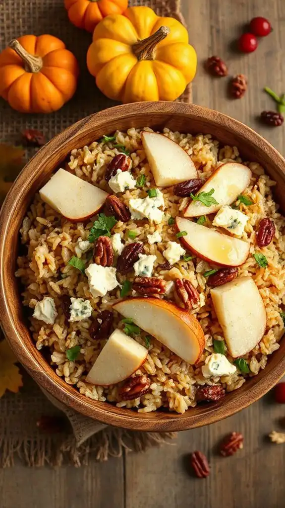 pear and gorgonzola salad