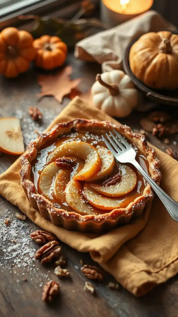 pear caramel tart recipe