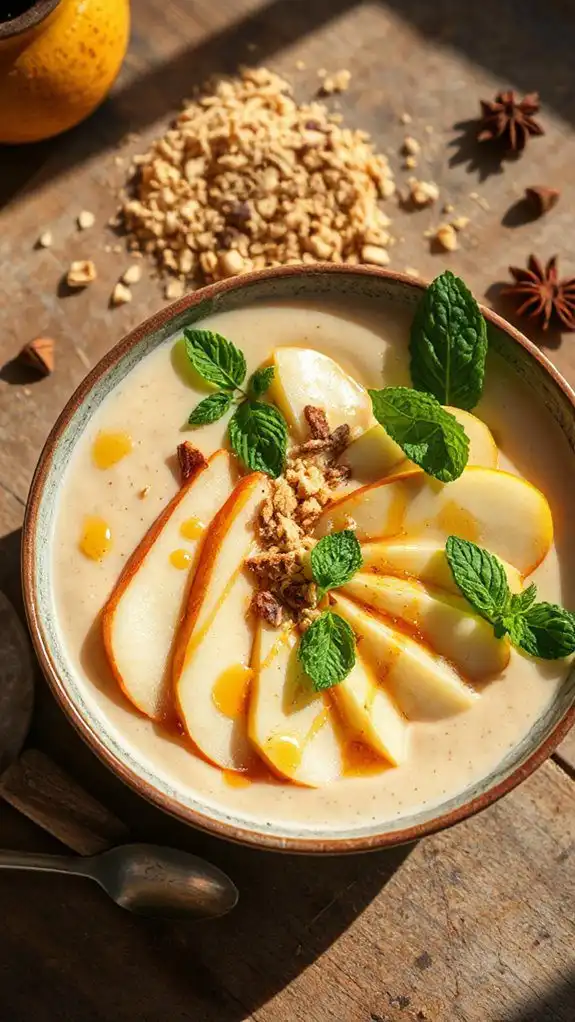 pear cardamom smoothie bowl recipe