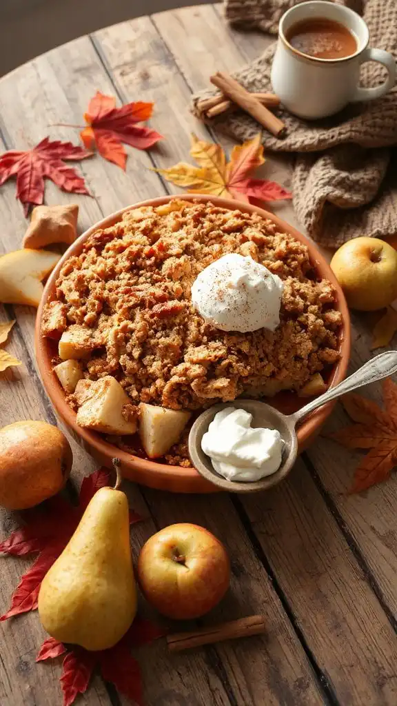 pear crumble dessert recipe pear crumble dessert recipe