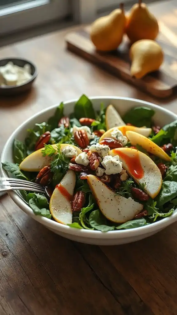 pear gorgonzola salad recipe