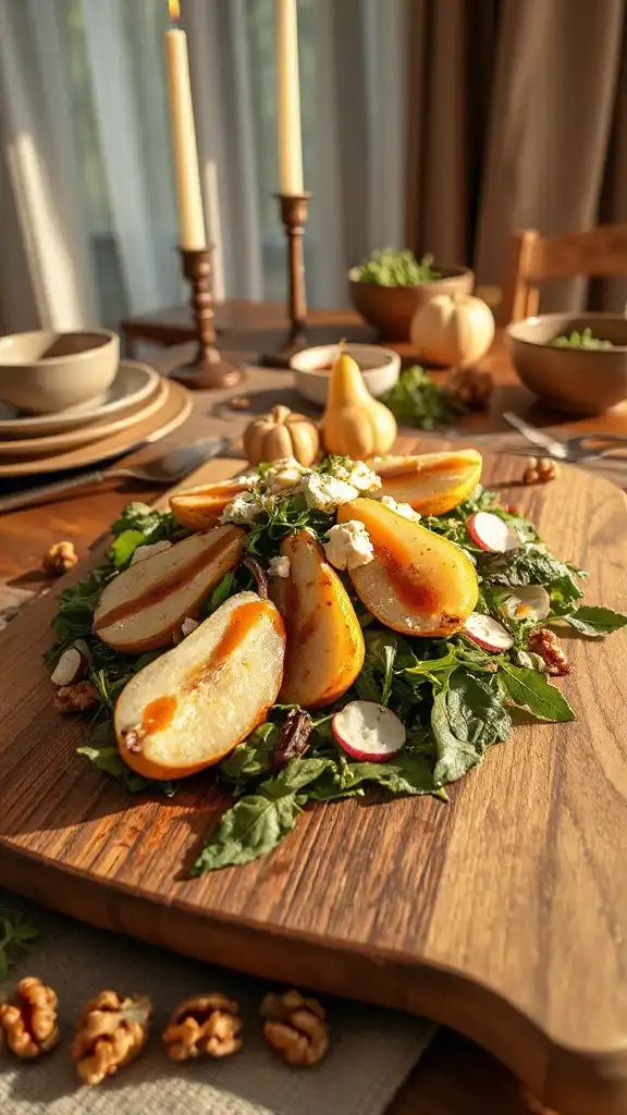 pear gorgonzola salad recipe