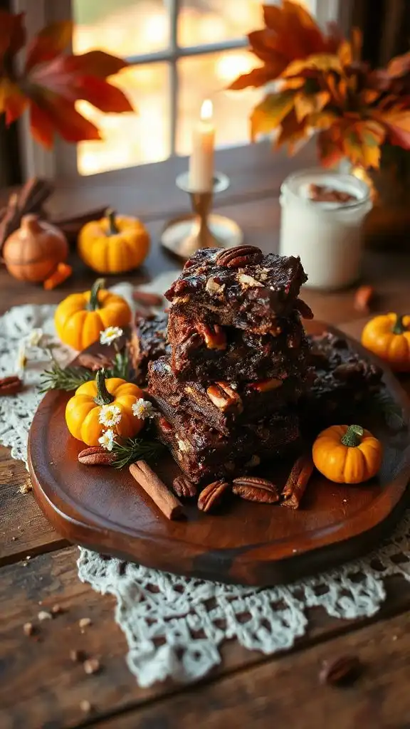 pecan pie brownie delight