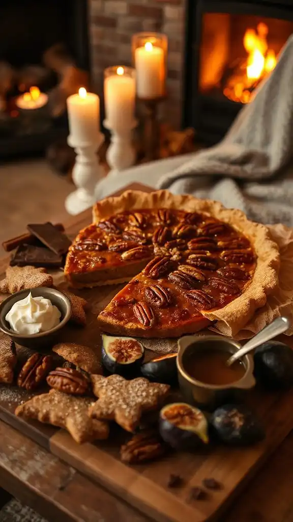 pecan pie dessert display