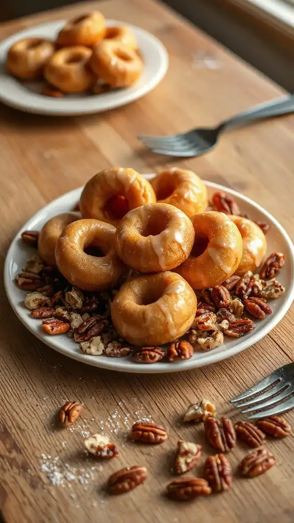 pecan pie doughnut holes