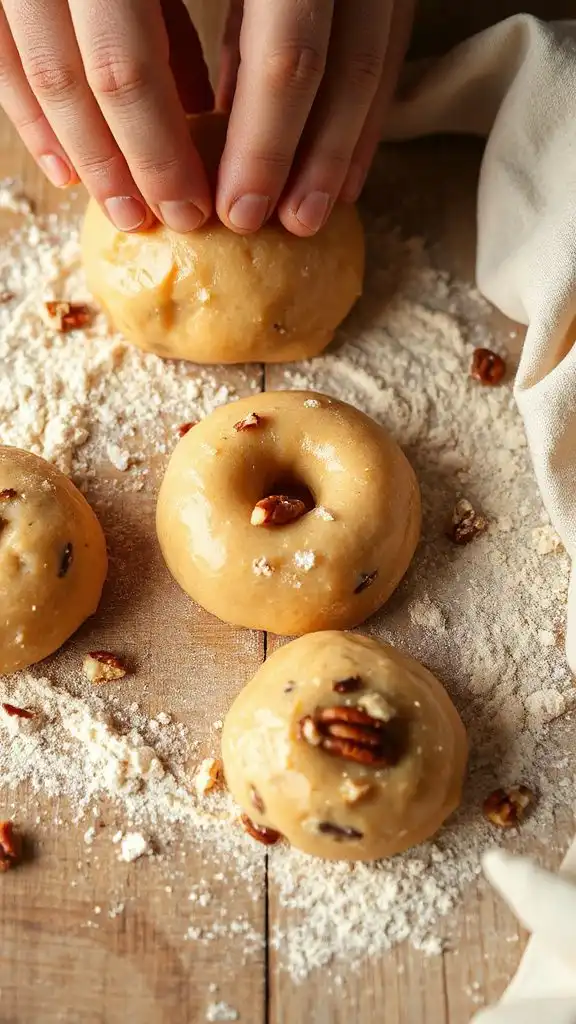 pecan pie doughnut holes