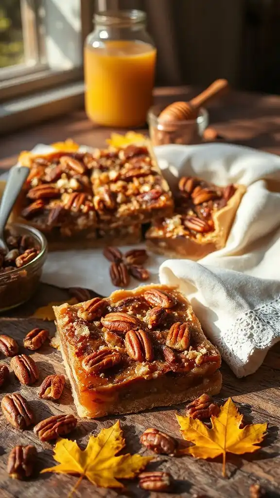 pecan pie in bars pecan pie in bars